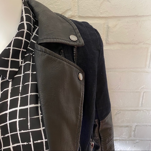 *Blank NYC Canvas Jacket with Leather Accents - Picture 14 of 16